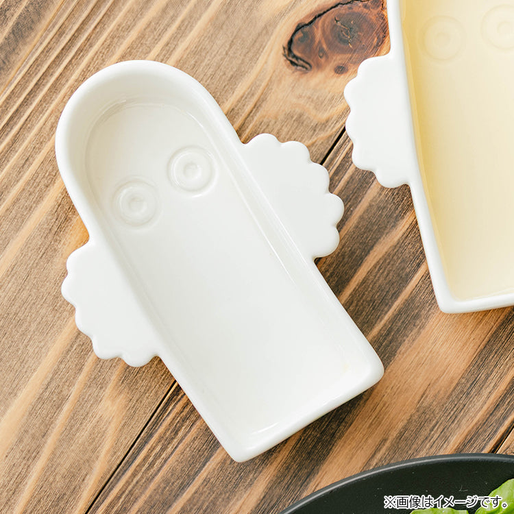 醤油皿 楕円醤油小皿 輪花