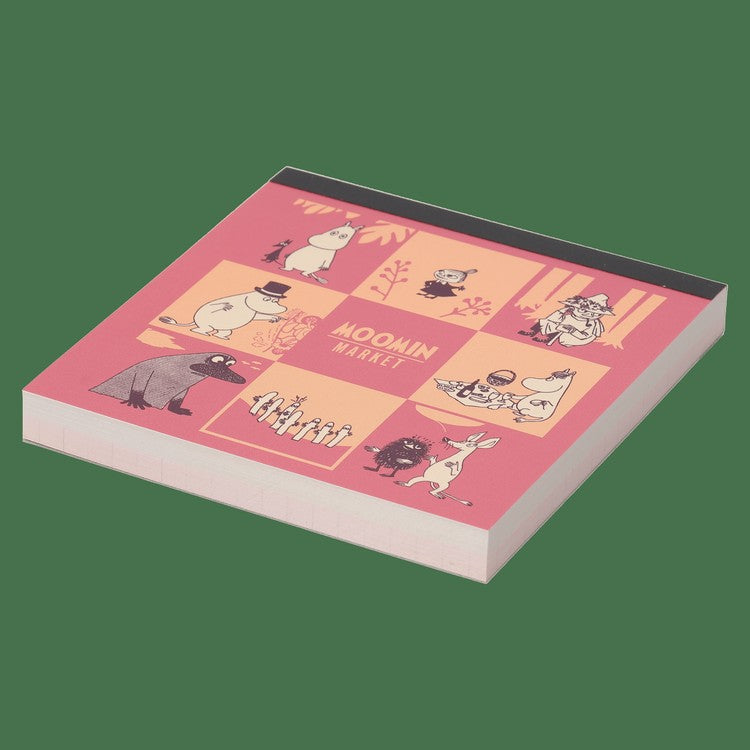 スクエアメモ（ピンク）【ムーミンマーケット2025】