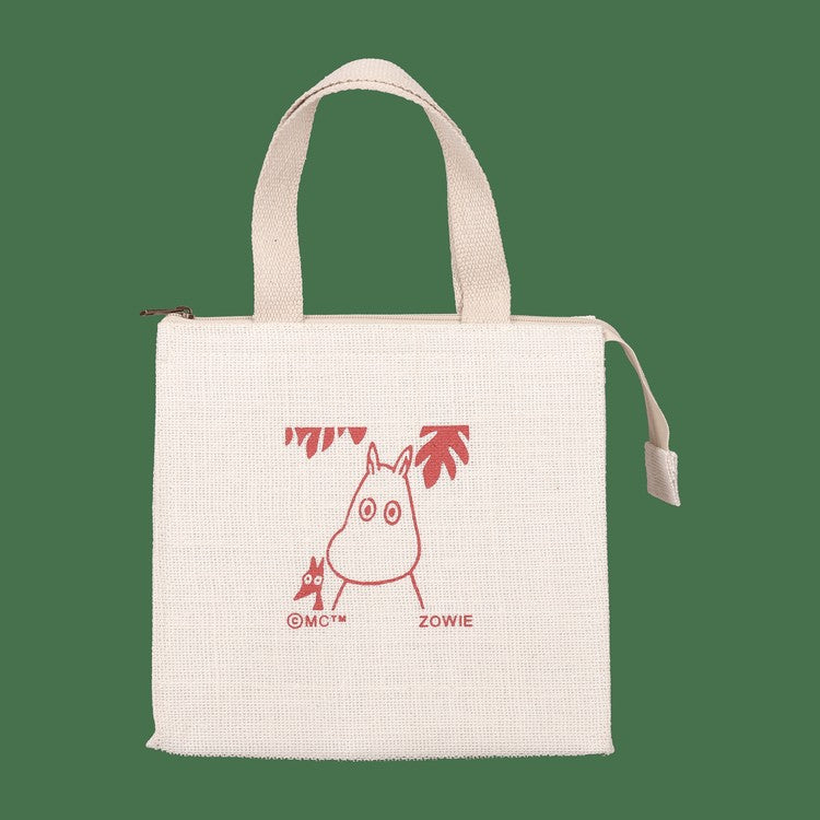 ジュートスクエア保冷トートバッグ（ナチュラル/ムーミン&ソフス）【ムーミンマーケット2025】