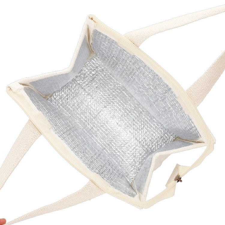 ジュートスクエア保冷トートバッグ（ナチュラル/ムーミン&ソフス）【ムーミンマーケット2025】