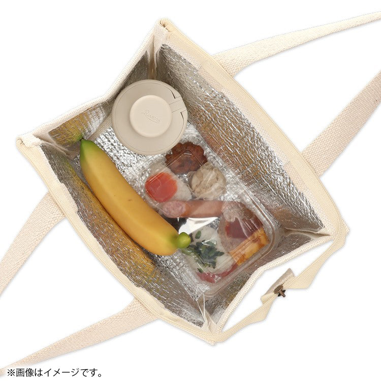 ジュートスクエア保冷トートバッグ（ナチュラル/ムーミン&ソフス）【ムーミンマーケット2025】