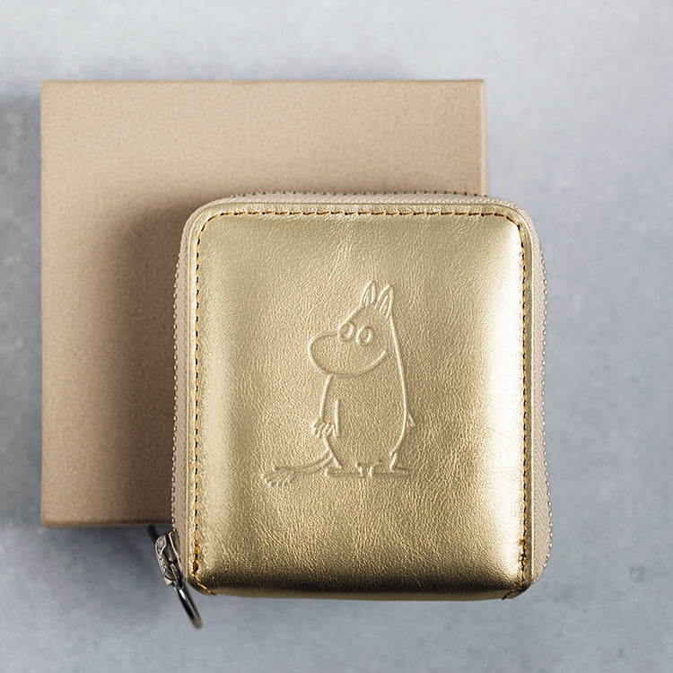12月末頃お届け予定＊TONE ROUND WALLET M（ゴールドムーミン）【公式限定】＜予約商品＞