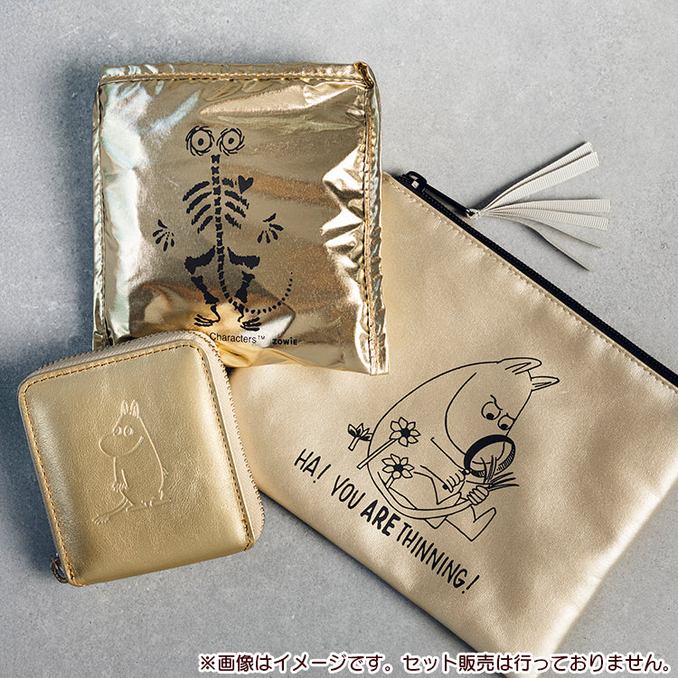 12月末頃お届け予定＊TONE ROUND WALLET M（ゴールドムーミン）【公式限定】＜予約商品＞