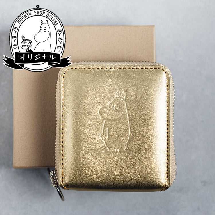 10月上旬頃お届け予定＊TONE ROUND WALLET M（ゴールドムーミン）【オリジナル】＜予約商品＞
