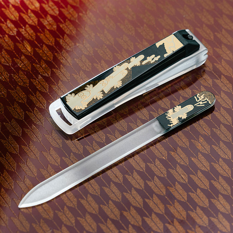 蒔絵爪切り＆爪やすりセット（ニョロニョロ）【公式限定】