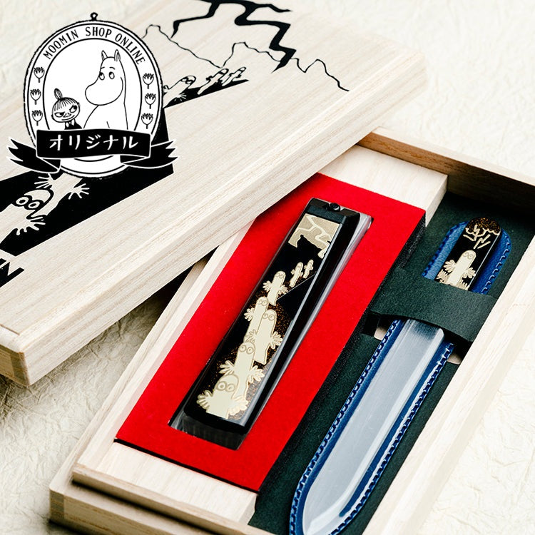 熊の爪の標本 25個セット 蒔絵爪切り＆爪やすりセット（ニョロニョロ）【オリジナル】 - MOOMIN SHOP