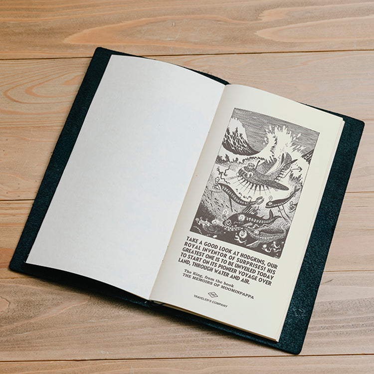 12月下旬頃お届け予定＊TRAVELER'S COMPANY トラベラーズノートセット（ムーミンパパの思い出）【抽選販売・同梱不可】【ラッピング対象外】【キャンペーン対象外】＜予約商品＞