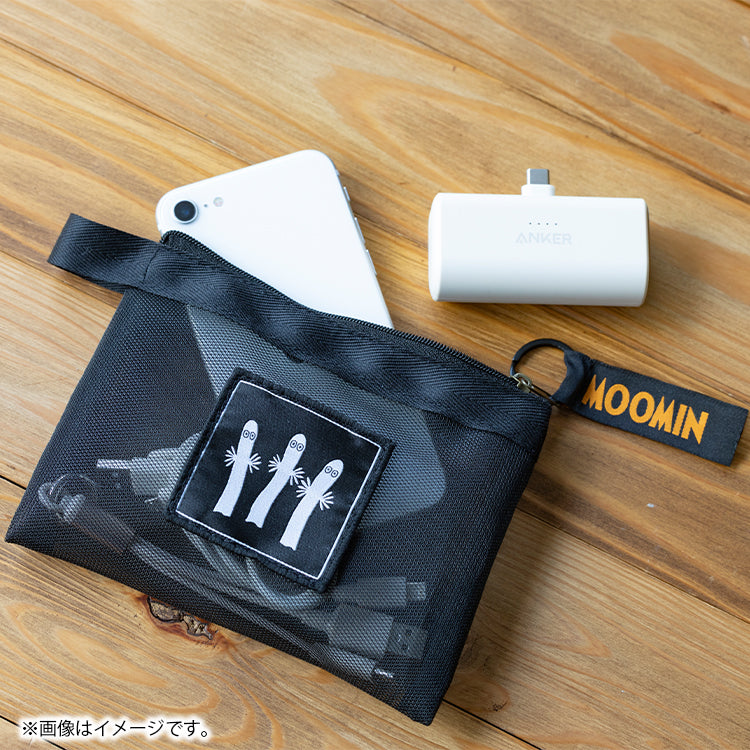 12月下旬頃お届け予定＊The Classics メッシュポーチS（ニョロニョロ/BK）【公式限定】＜予約商品＞