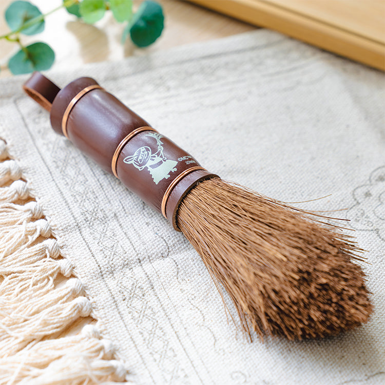 5月中旬頃お届け予定＊Broom craft 棕櫚手箒 柿渋はりみ塵取りセット