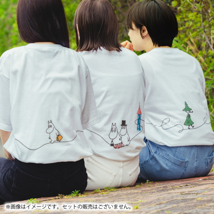 7月下旬頃お届け予定＊つなごうTシャツ（リトルミイ&スノークのおじょうさん&ミムラねえさん）【公式限定】＜予約商品＞