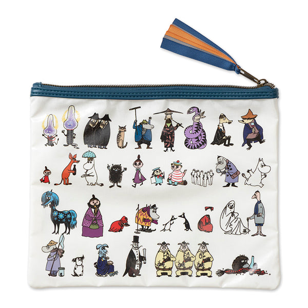 オールスターフラットポーチ（80th ALL STARS/WH)1769 - MOOMIN SHOP