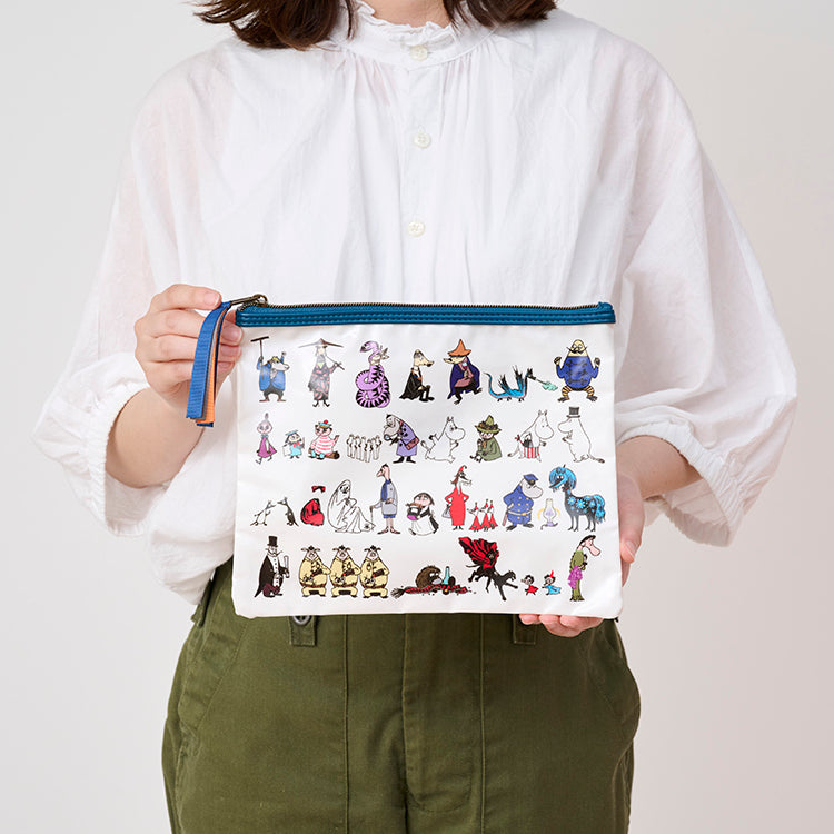 オールスターフラットポーチ（80th ALL STARS/WH)1769