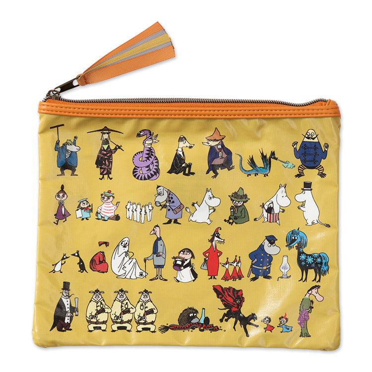 ムーミン グッズオールスターフラットポーチ（80th ALL STARS/YE)1776＜予約商品＞