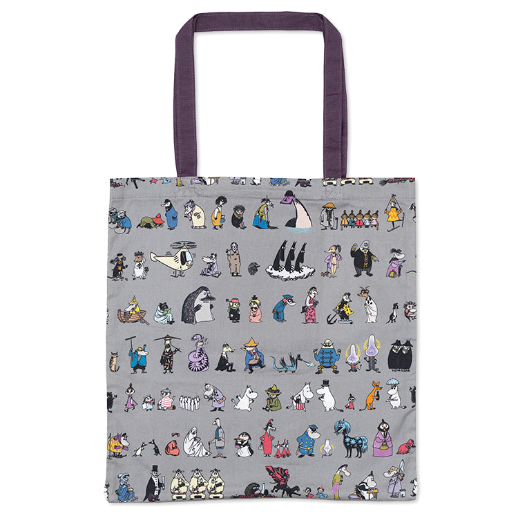 ムーミン グッズオールスタービッグトートバッグ（80th ALL STARS/GY)1783＜予約商品＞