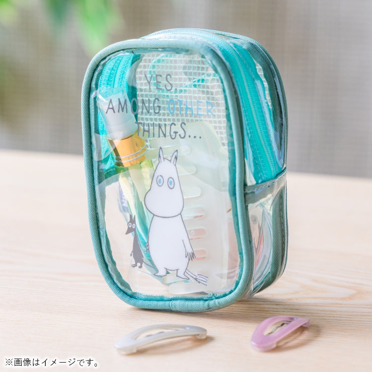 5月中旬頃お届け予定＊クリアスクエアポーチ（ムーミン＆ソフス）4159＜予約商品＞