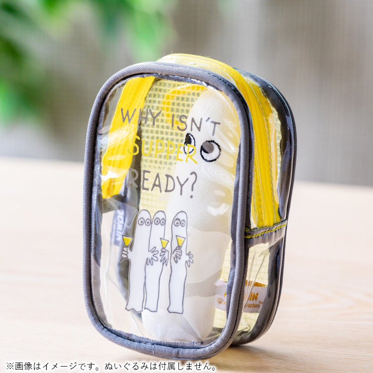 5月中旬頃お届け予定＊クリアスクエアポーチ（ニョロニョロ）4173＜予約商品＞