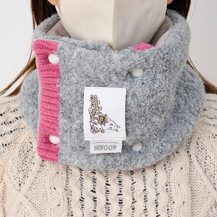 ワッペン付スヌーペット（ムーミン/グレー）YM2526337