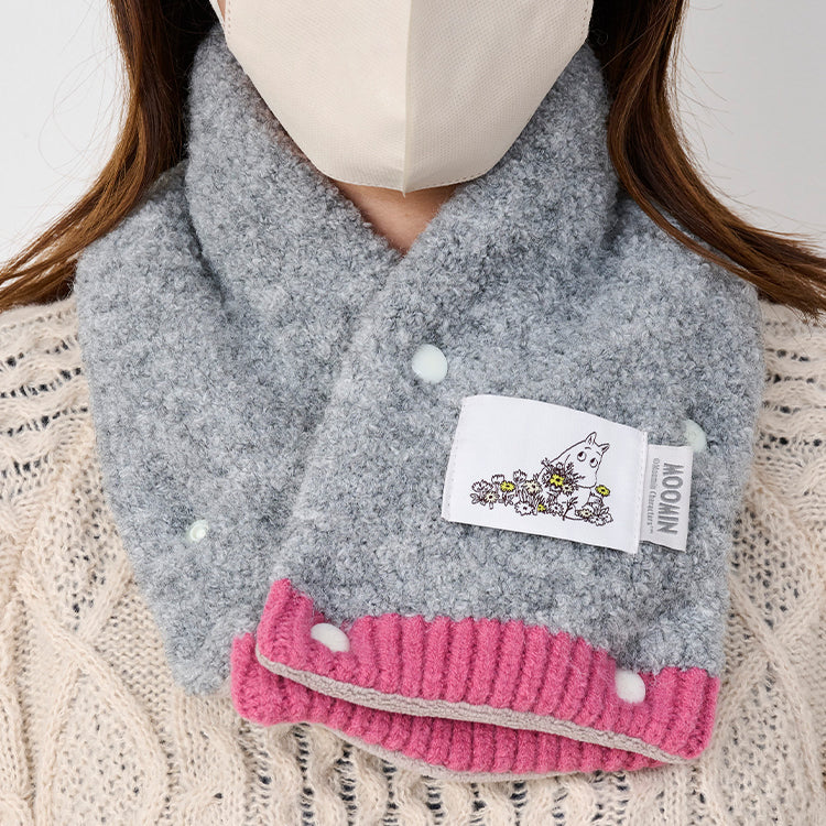 ワッペン付スヌーペット（ムーミン/グレー）YM2526337 - MOOMIN SHOP
