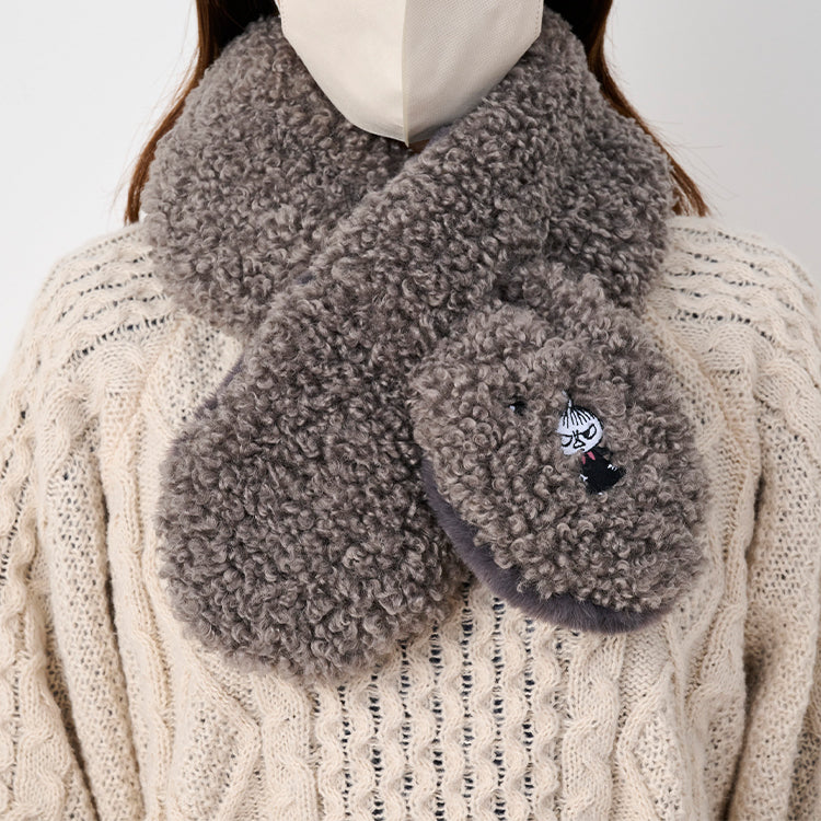 エコファーボア リバーシブルティペット（リトルミイ/チャコール）YM2526339