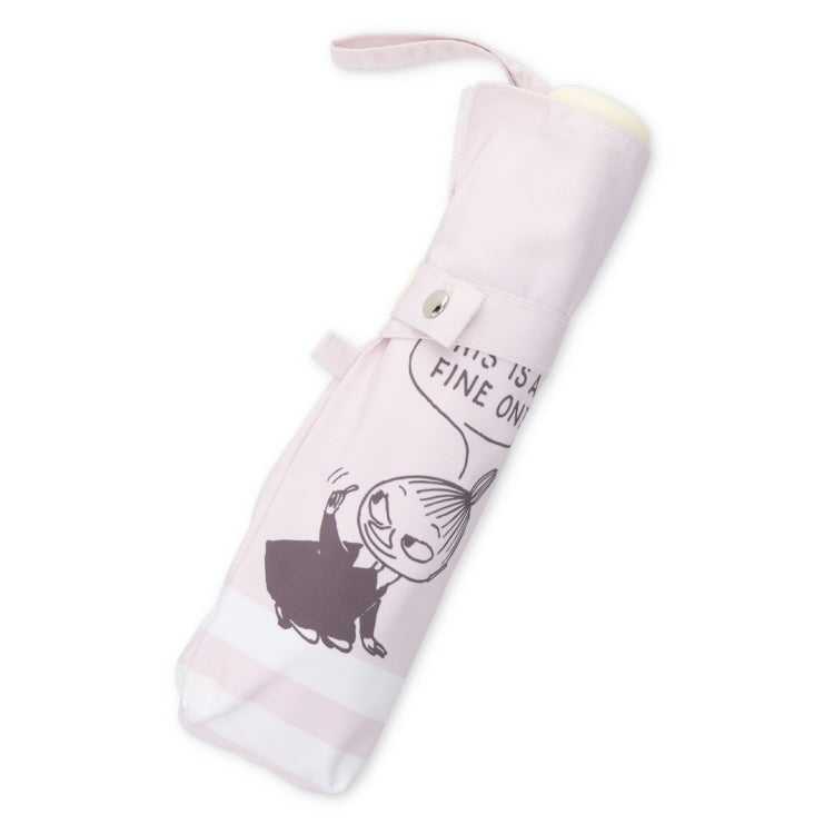 晴雨兼用 軽量折畳傘（リトルミイ/ボーダー/ピンク）TG25F7663-45