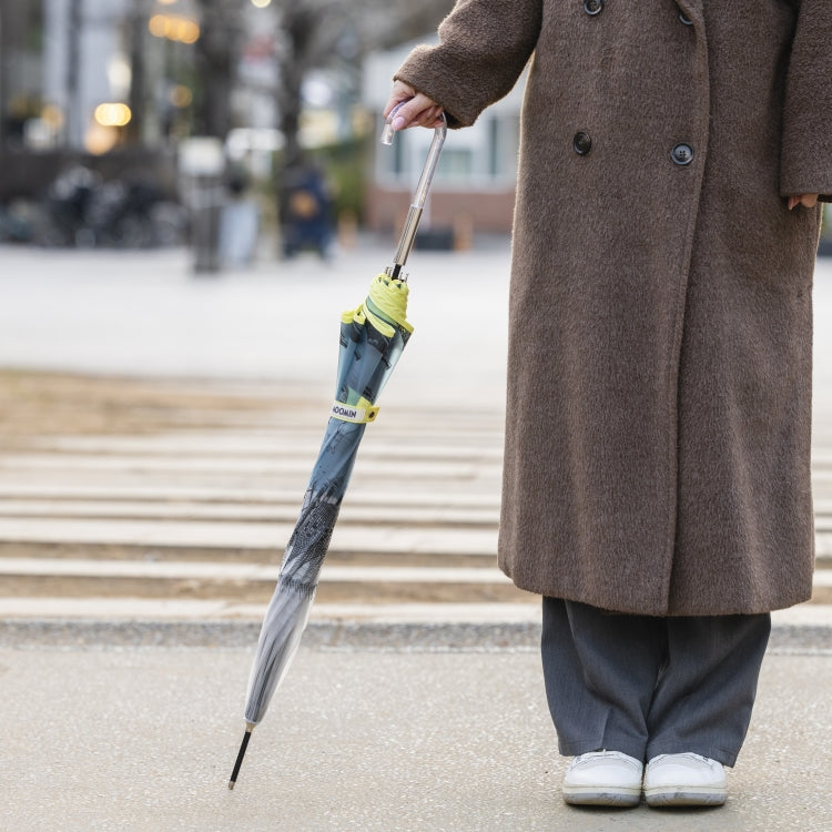 半透明ロング雨傘（マルチ/グレー）TG26J7678【ラッピング対象外】