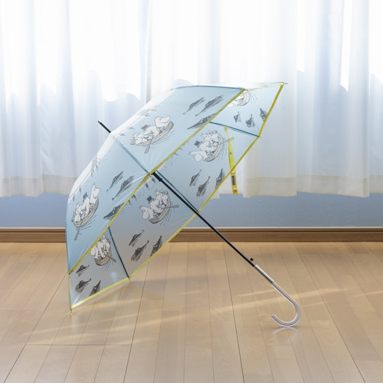 半透明ロング雨傘（マルチ/グレー）TG26J7678【ラッピング対象外】