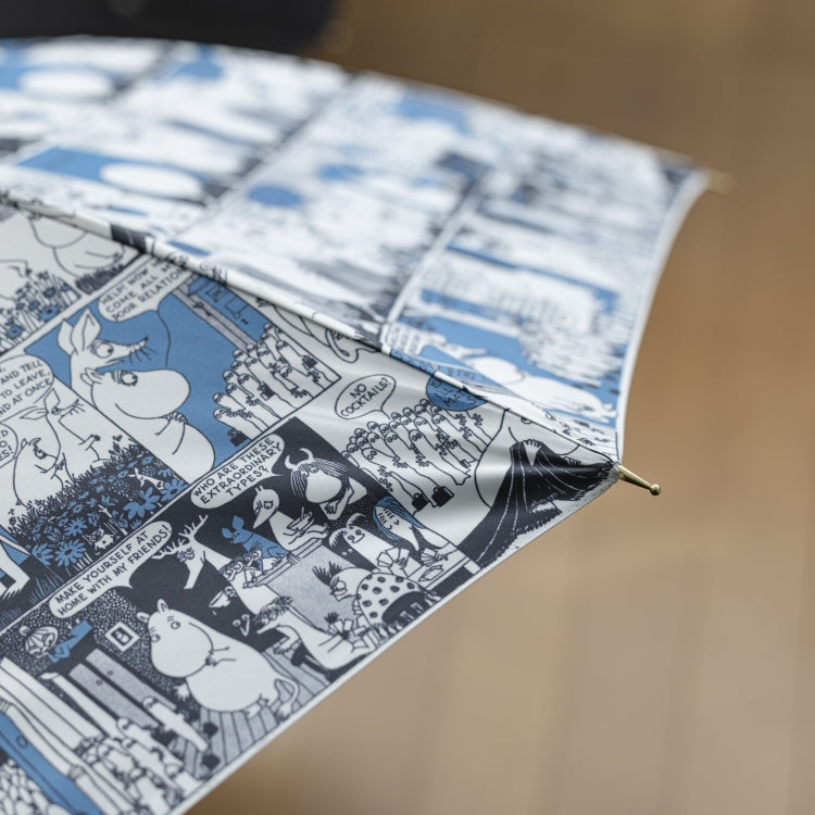 晴雨兼用 長傘（コミックパターン/ブルー）TG26J7672【ラッピング対象外】