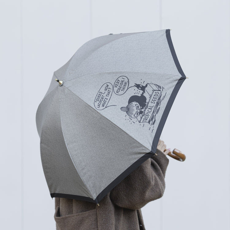 晴雨兼用 ショート傘（漂流リトルミイ/グレー）TG26S7680【ラッピング