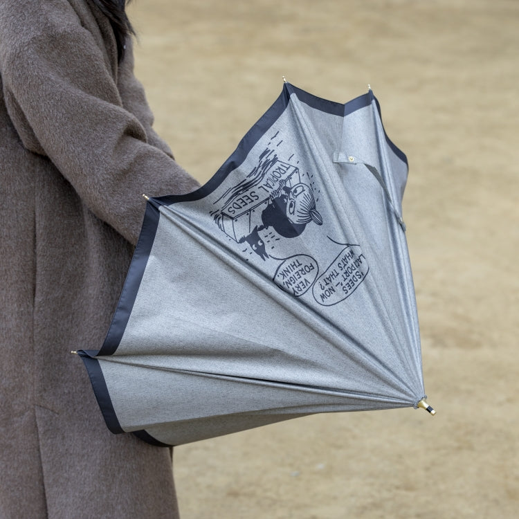 晴雨兼用 ショート傘（漂流リトルミイ/グレー）TG26S7680【ラッピング対象外】