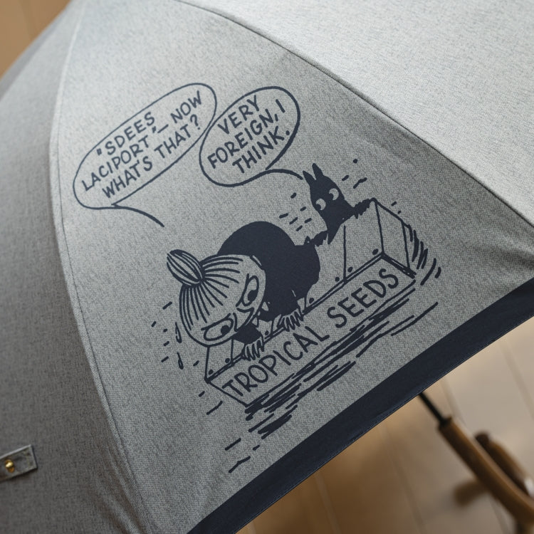 晴雨兼用 ショート傘（漂流リトルミイ/グレー）TG26S7680【ラッピング対象外】