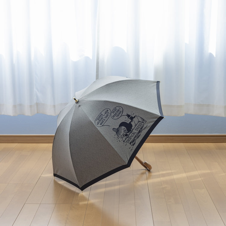 晴雨兼用 ショート傘（漂流リトルミイ/グレー）TG26S7680【ラッピング対象外】