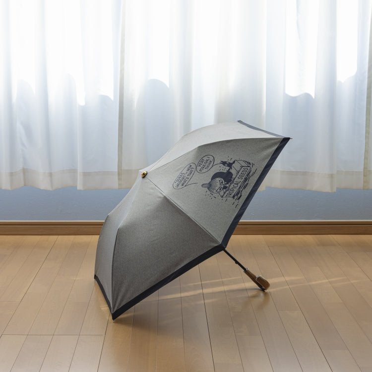 晴雨兼用 折り畳み傘（漂流リトルミイ/グレー）TG26F7681
