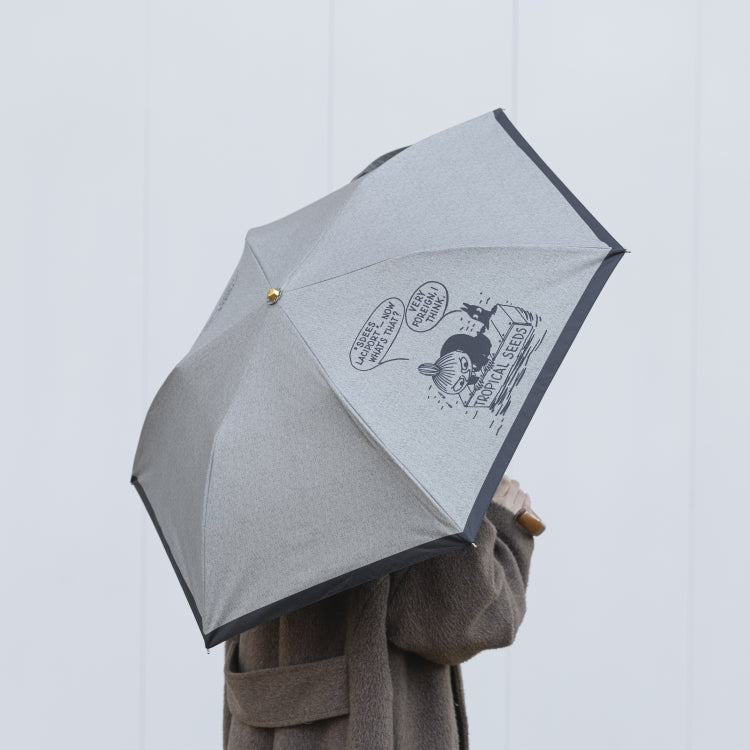 晴雨兼用 折り畳み傘（漂流リトルミイ/グレー）TG26F7681
