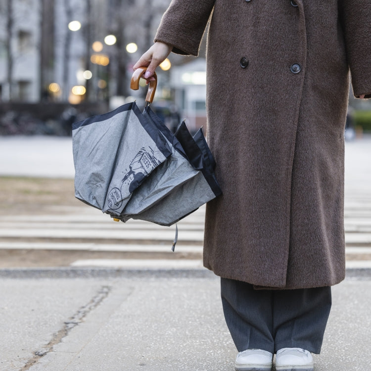 晴雨兼用 折り畳み傘（漂流リトルミイ/グレー）TG26F7681