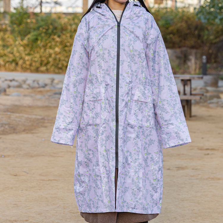 4月上旬頃お届け予定＊レインコート（ムーミンと諸島/ラベンダー）SU2617831＜予約商品＞