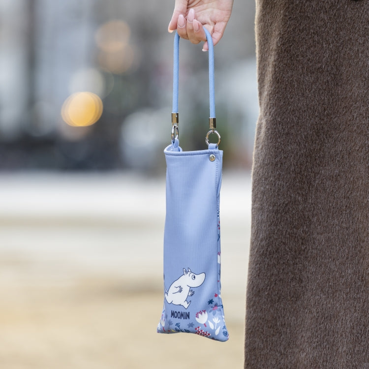 吸水機能付きマルチサコッシュ（花とムーミン/ブルー）JF2617827