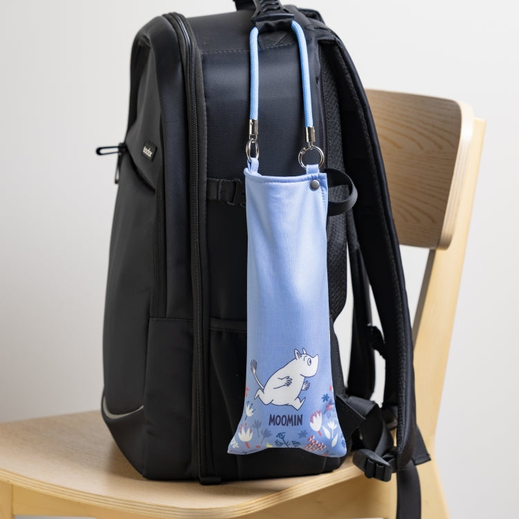 吸水機能付きマルチサコッシュ（花とムーミン/ブルー）JF2617827