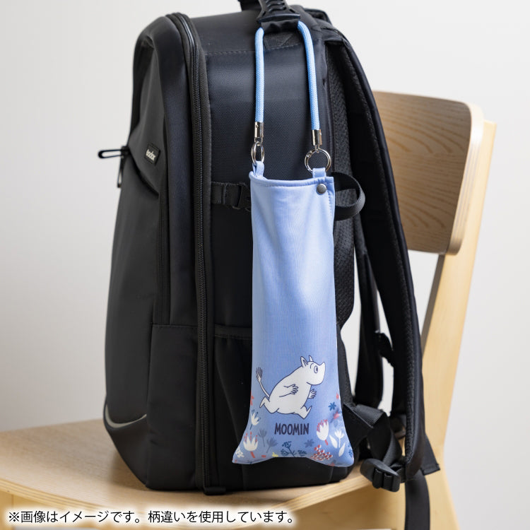 吸水機能付きマルチサコッシュ（花とムーミン/カーキ）JF2617827