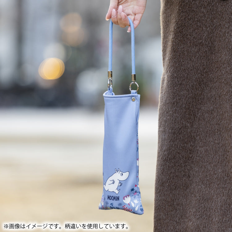 吸水機能付きマルチサコッシュ（花とムーミン/カーキ）JF2617827
