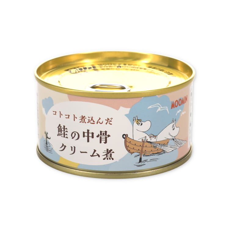 ムーミンデザイン缶詰め（鮭の中骨クリーム煮）81124409【航空便不可】※