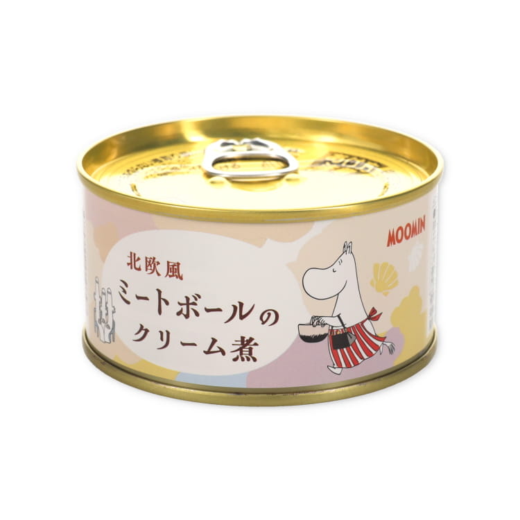 ムーミンデザイン缶詰め（ミートボールのクリーム煮）81124410【航空便不可】※