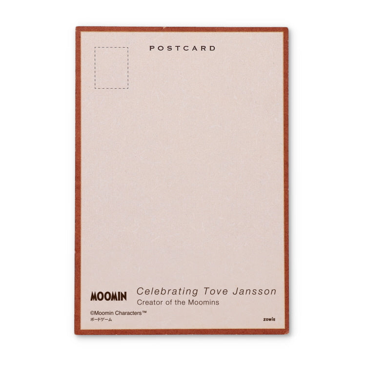 木製ポストカード（Celebrating Tove Jansson/地図） - MOOMIN SHOP