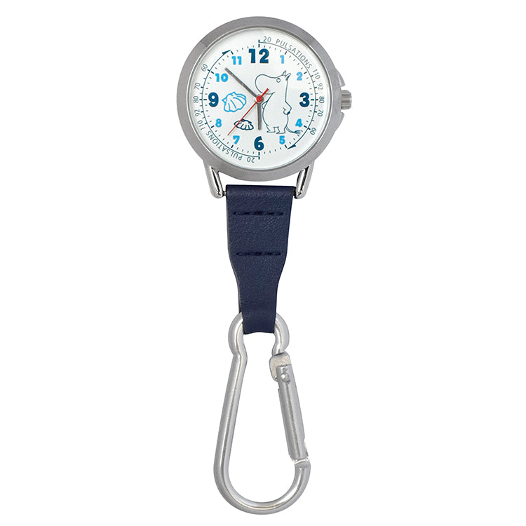 カラビナ付きウォッチ（ムーミン/ネイビー）ST-PMM0005【航空便不可】