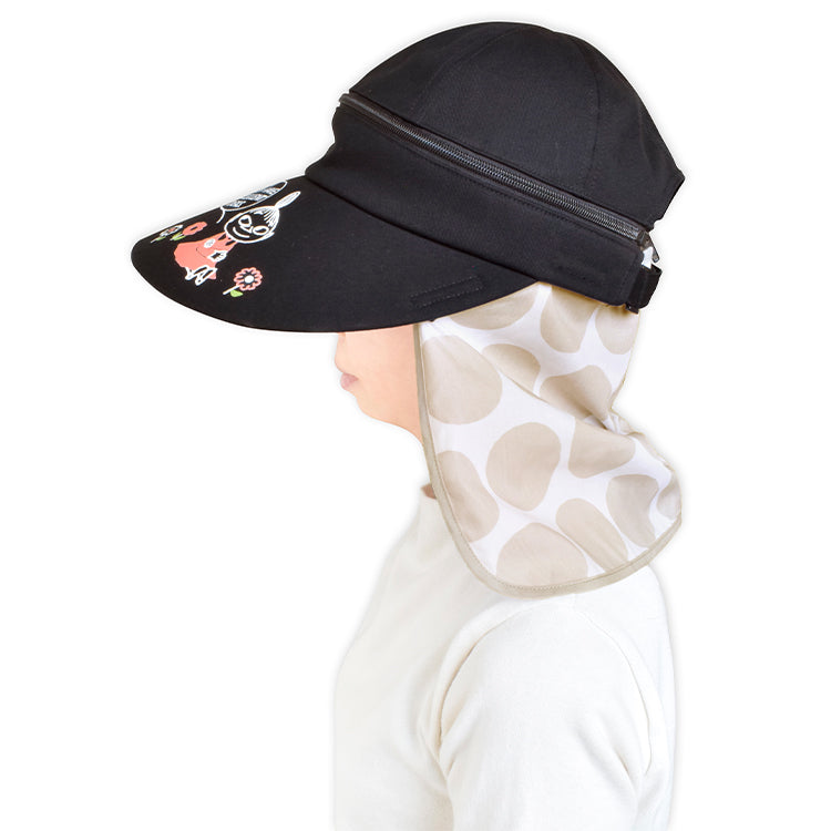 3WAYつば広帽子（リトルミイ/ブラック）ST-NM0024