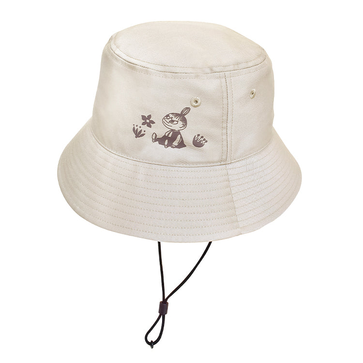 日除け付きバケットハット（リトルミイ/サンドベージュ）ST-NM0025