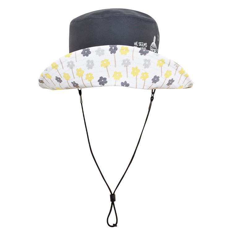 日除け付きバケットハット（リトルミイ/チャコールグレー）ST-NM0026