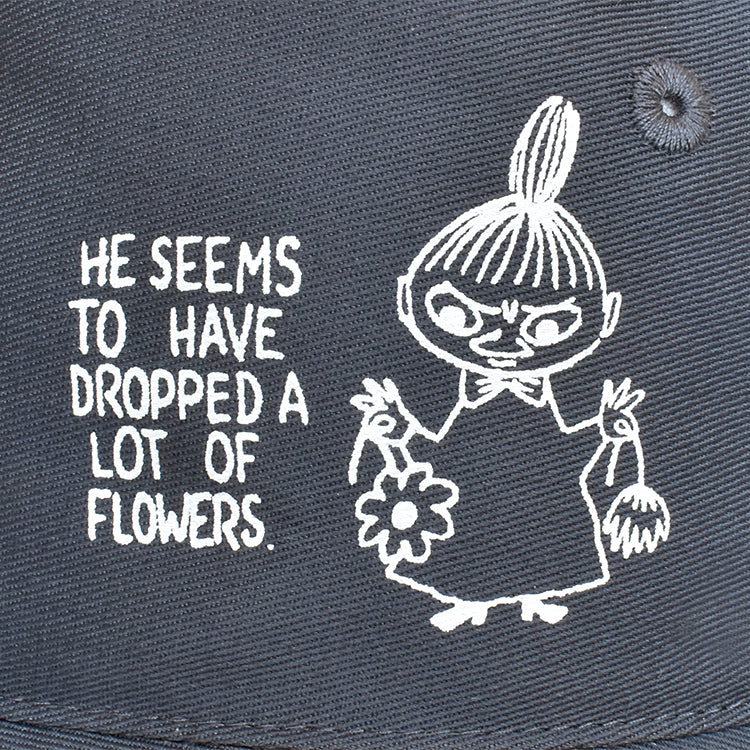 日除け付きバケットハット（リトルミイ/チャコールグレー）ST-NM0026