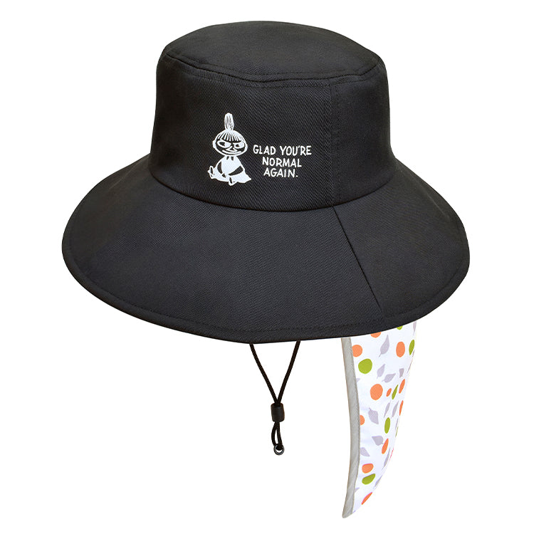 つば広帽子（リトルミイ/ブラック）ST-NM0027