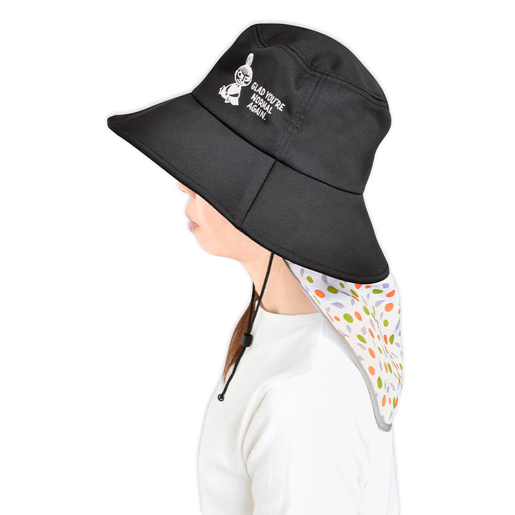 つば広帽子（リトルミイ/ブラック）ST-NM0027