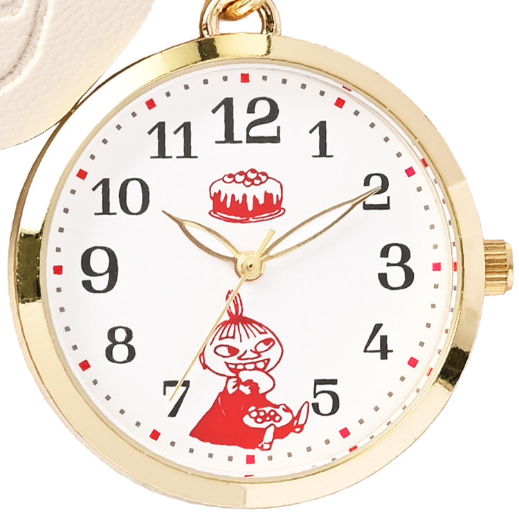 1月中旬頃お届け予定＊レザーチャーム付きキーチェーンウォッチ